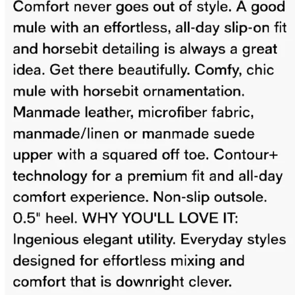 NATURALIZER - White Leather Mules with Gold Chain Detail - Picture 7 of 7